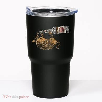 Lone Star Vintage Style Texas Armadillo Tumbler