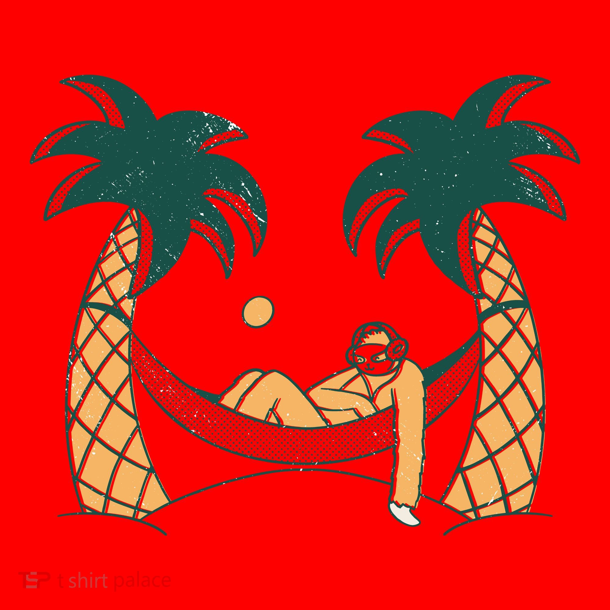 Lazy Sloth Vacation Palm Tree Santa Hat
