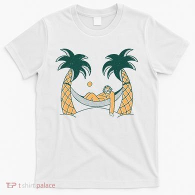 Lazy Sloth Vacation Palm Tree T-Shirt