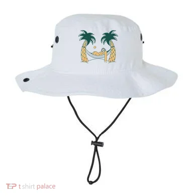 Lazy Sloth Vacation Palm Tree Bucket Hat