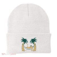 Lazy Sloth Vacation Palm Tree Beanie thumb 0