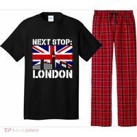 London Summer Vacation Trip Next Stop Vacay Vibes European Funny Gift Pajama Set thumb 0