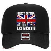 London Summer Vacation Trip Next Stop Vacay Vibes European Funny Gift Hat thumb 0