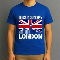 London Summer Vacation Trip Next Stop Vacay Vibes European Funny Gift T-Shirt thumb 3
