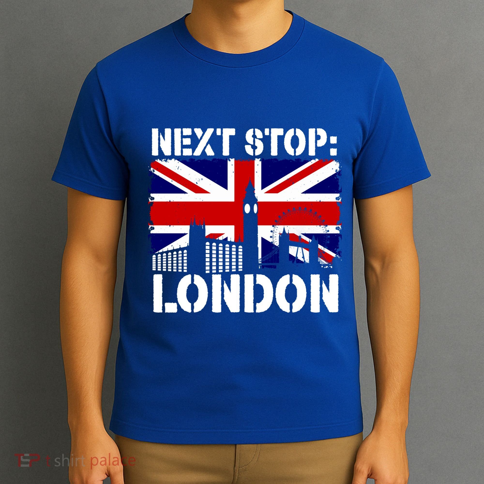 London Summer Vacation Trip Next Stop Vacay Vibes European Funny Gift T-Shirt