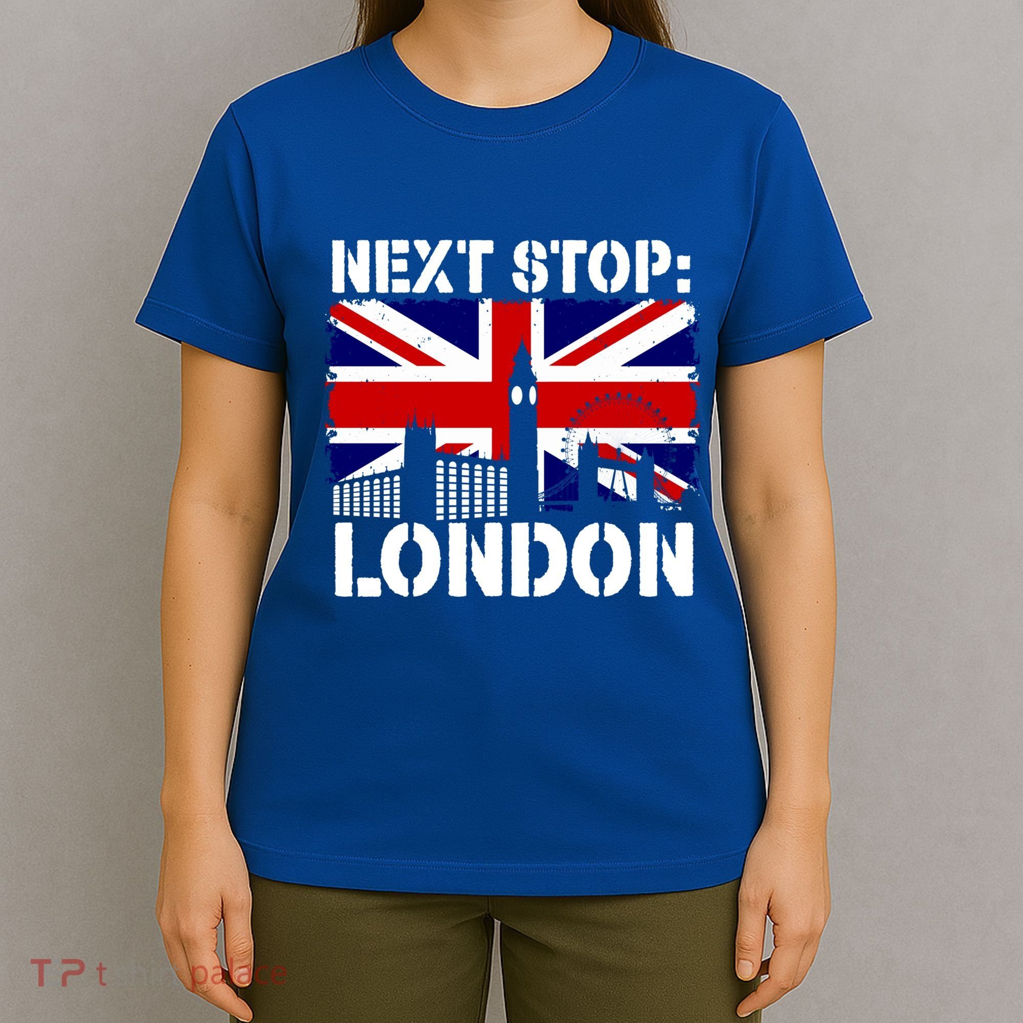 London Summer Vacation Trip Next Stop Vacay Vibes European Funny Gift T-Shirt