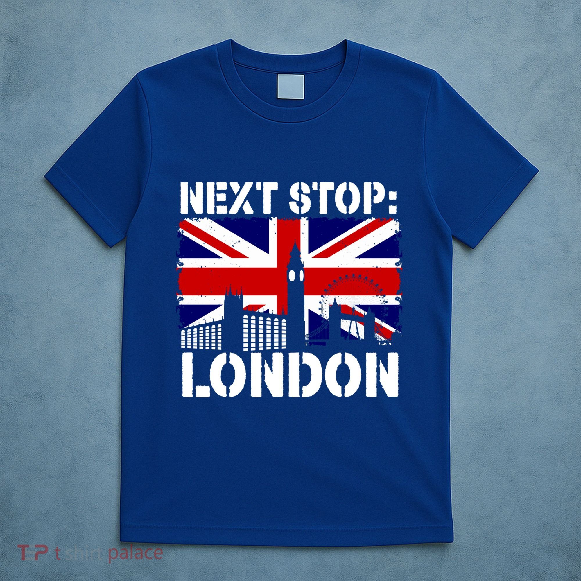 London Summer Vacation Trip Next Stop Vacay Vibes European Funny Gift T-Shirt
