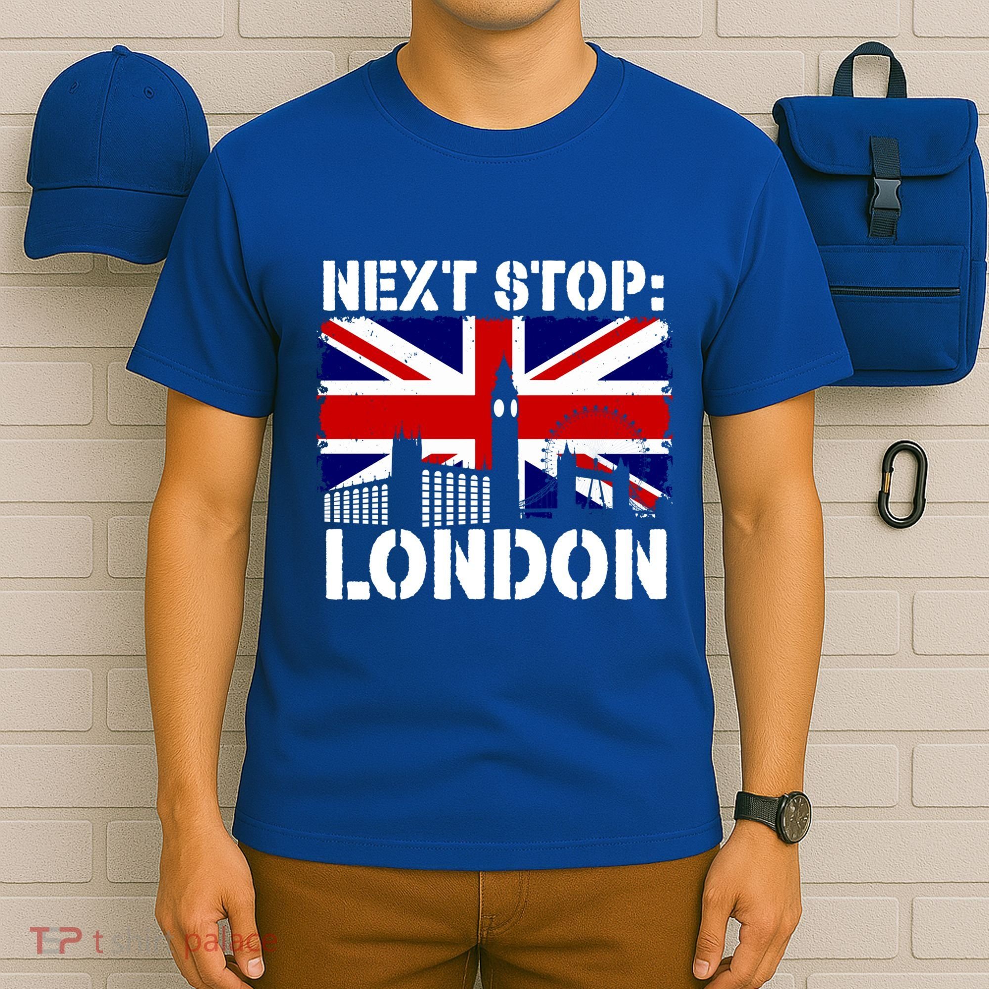 London Summer Vacation Trip Next Stop Vacay Vibes European Funny Gift T-Shirt