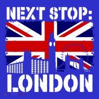 London Summer Vacation Trip Next Stop Vacay Vibes European Funny Gift Women's Tank Top thumb 5