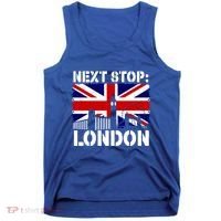 London Summer Vacation Trip Next Stop Vacay Vibes European Funny Gift Tank Top thumb 0