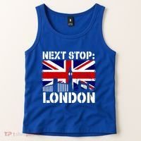 London Summer Vacation Trip Next Stop Vacay Vibes European Funny Gift Tank Top thumb 2