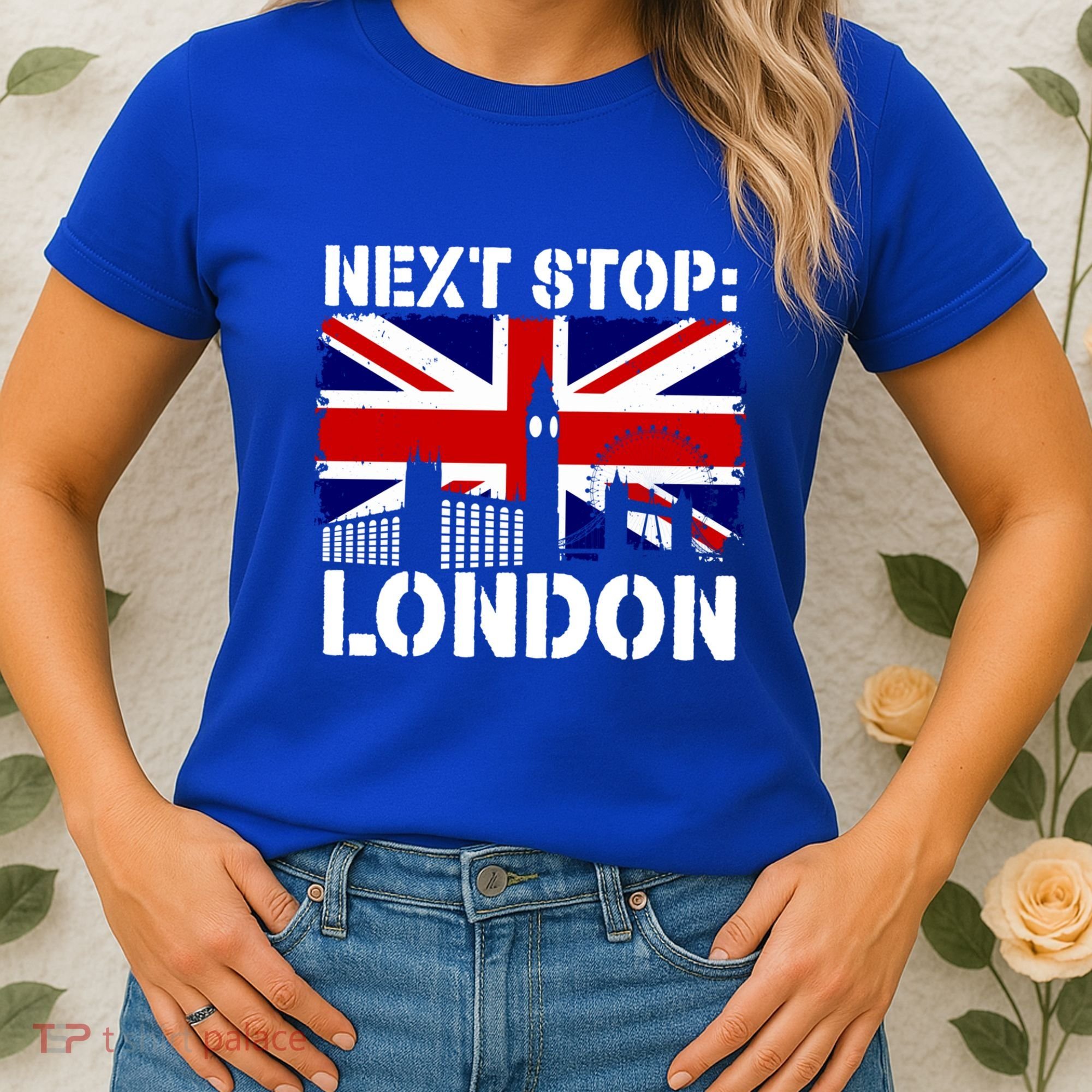 London Summer Vacation Trip Next Stop Vacay Vibes European Funny Gift Women's T-Shirt