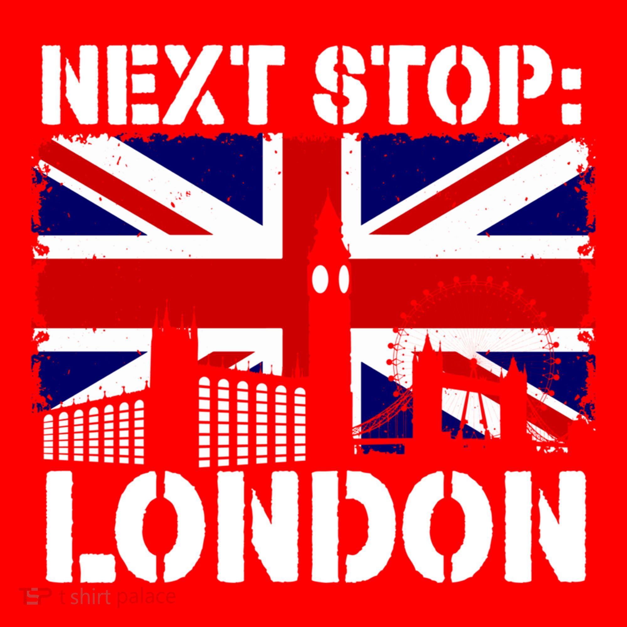 London Summer Vacation Trip Next Stop Vacay Vibes European Funny Gift Santa Hat