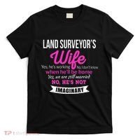 Land Surveyor's Wife Gift Funny Wedding Anniversary T-Shirt thumb 0