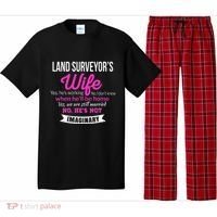 Land Surveyor's Wife Gift Funny Wedding Anniversary Pajama Set thumb 0