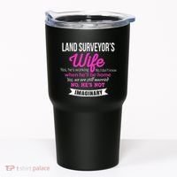 Land Surveyor's Wife Gift Funny Wedding Anniversary Tumbler thumb 0