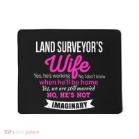 Land Surveyor's Wife Gift Funny Wedding Anniversary Mousepad thumb 0