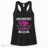 Land Surveyor's Wife Gift Funny Wedding Anniversary Women's Tank Top thumb 0