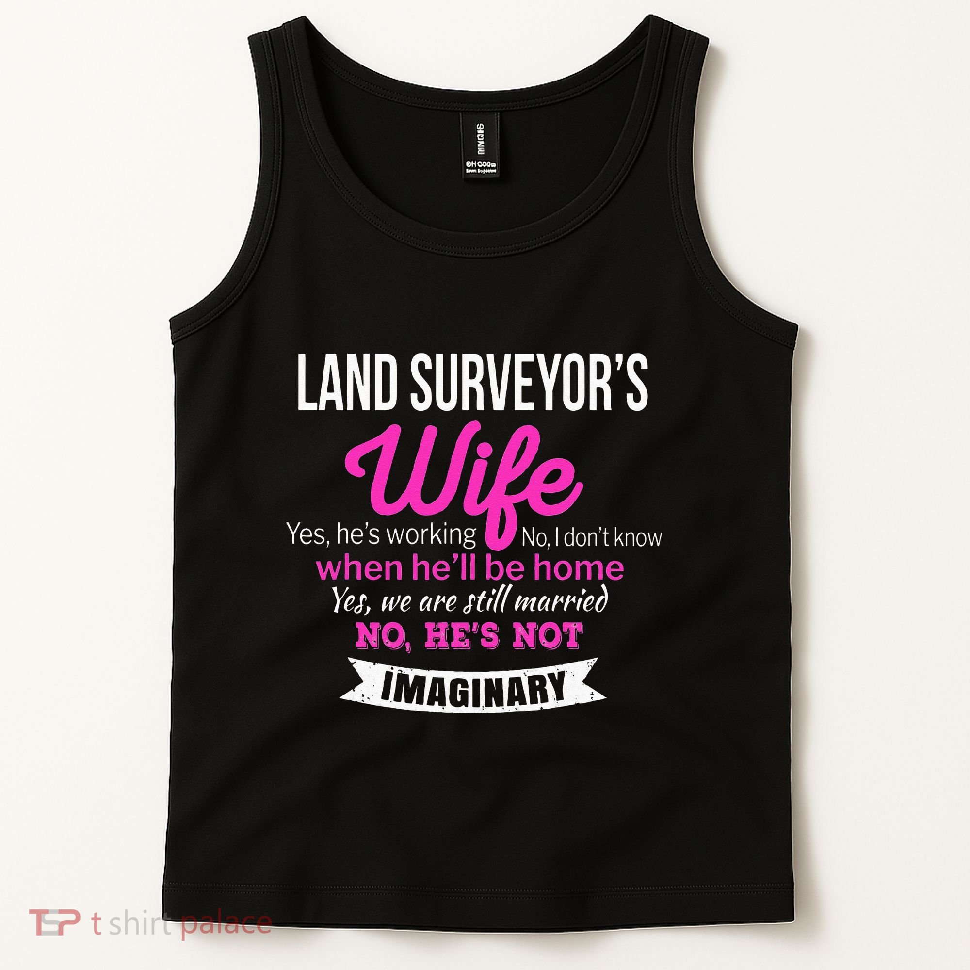 Land Surveyor's Wife Gift Funny Wedding Anniversary Tank Top