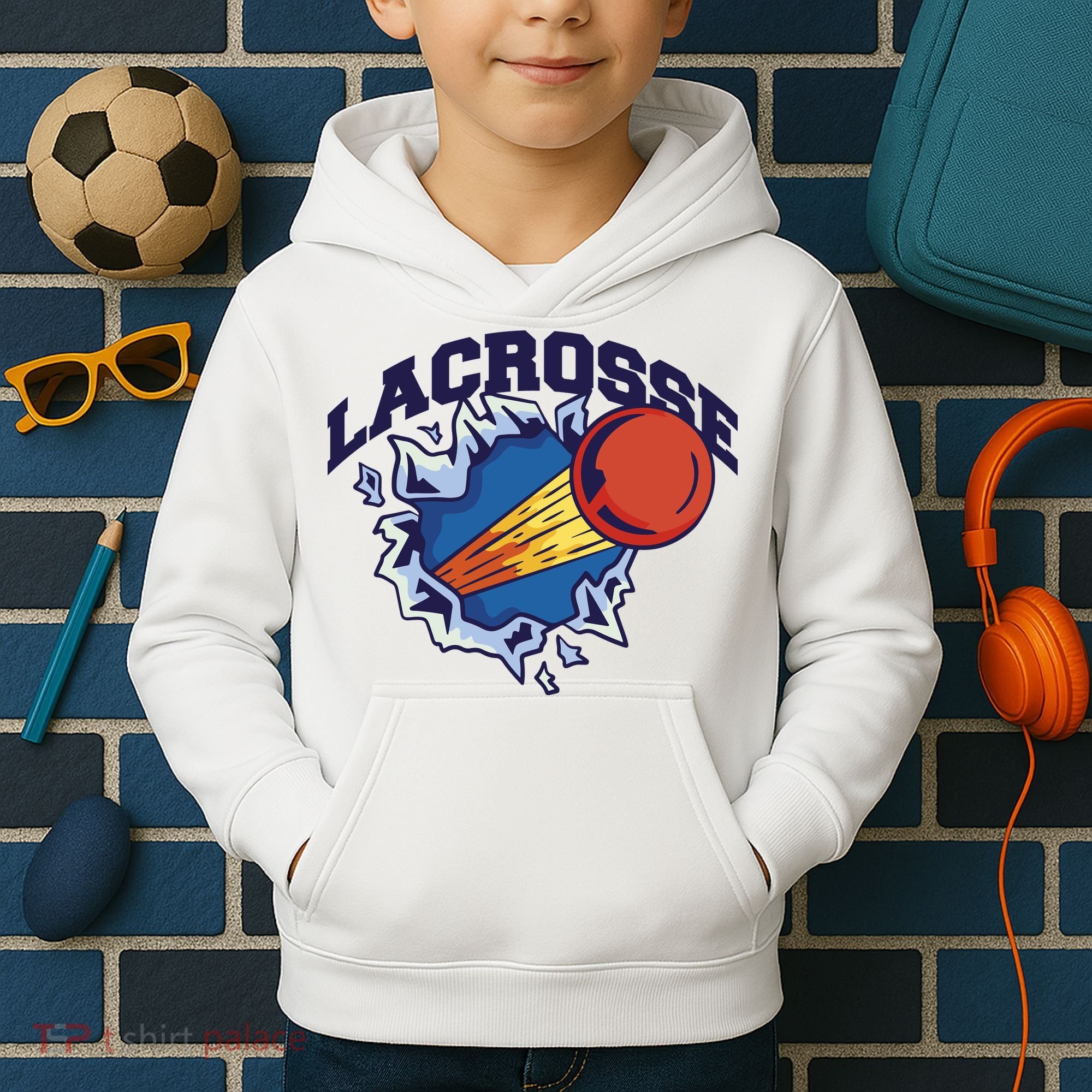 Lacrosse Sport Wild Kids Hoodie