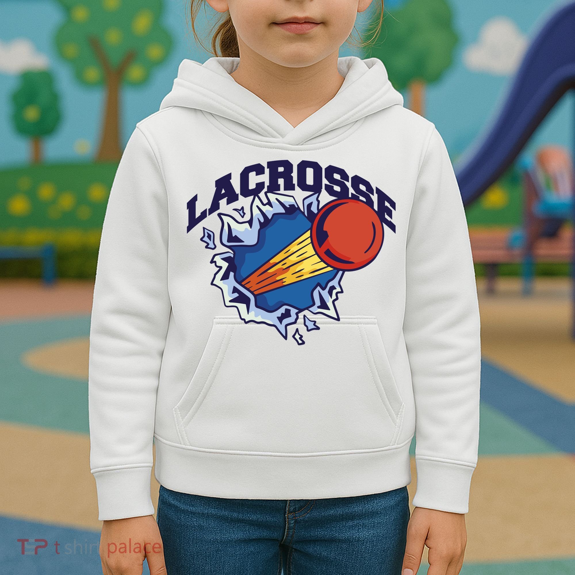 Lacrosse Sport Wild Kids Hoodie