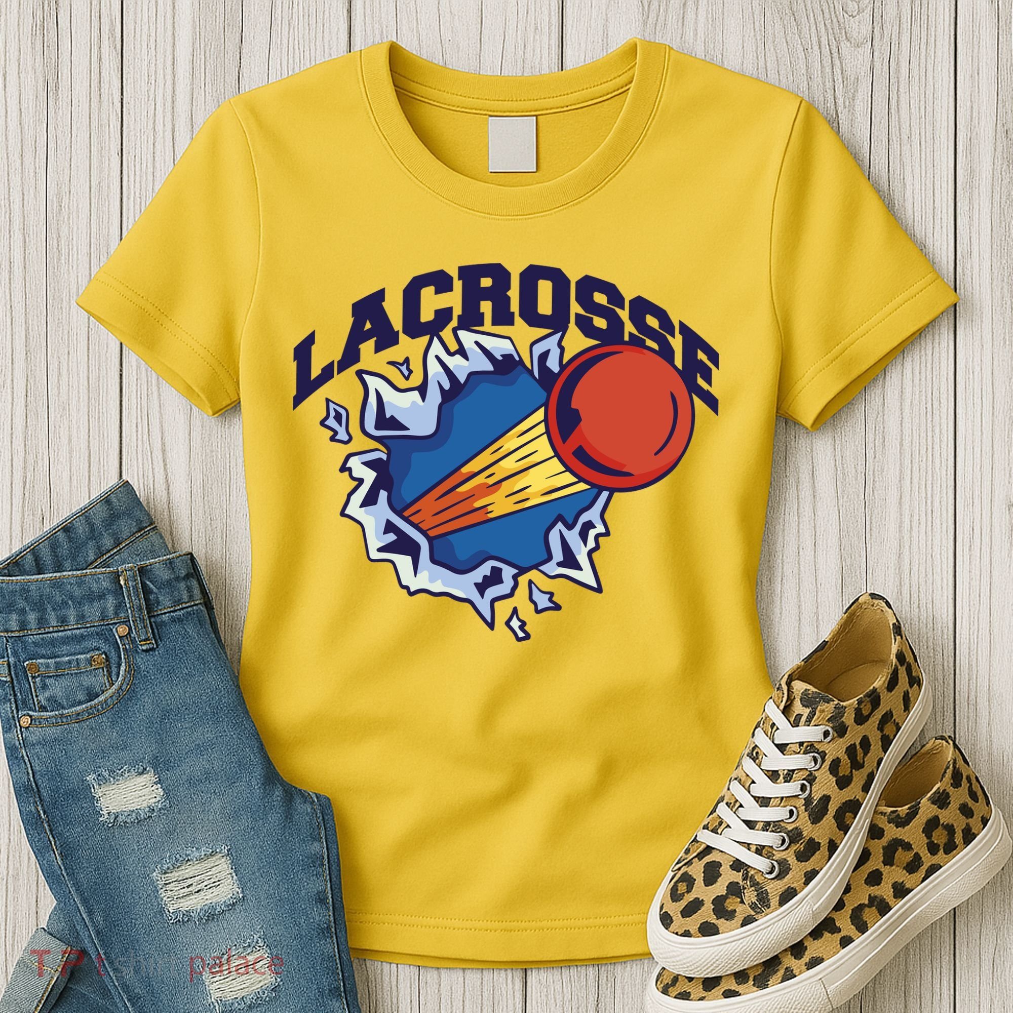 Lacrosse Sport Wild Women's T-Shirt