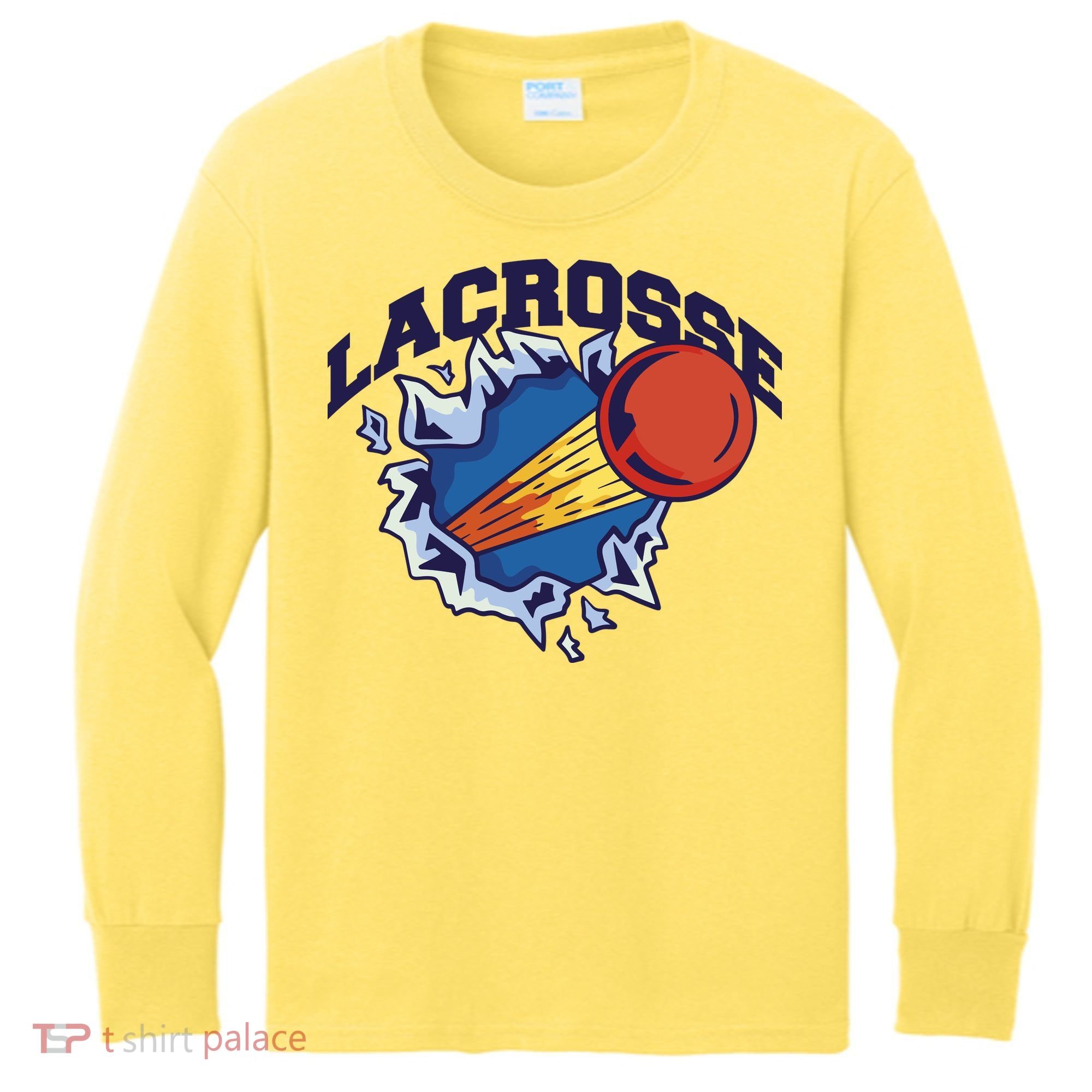 Lacrosse Sport Wild Kids Long Sleeve Shirt