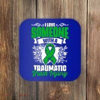 Love Someone With A Traumatic Brain Injury Surgery Tbi Gift Coaster thumb 0