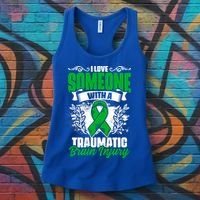 Love Someone With A Traumatic Brain Injury Surgery Tbi Gift Women's Tank Top thumb 3