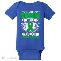 Love Someone With A Traumatic Brain Injury Surgery Tbi Gift Baby Bodysuit thumb 0