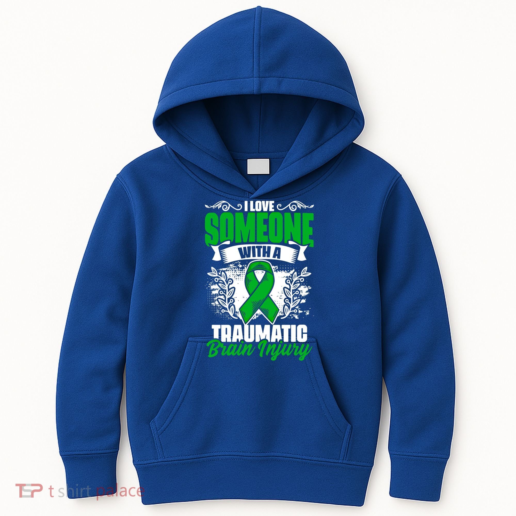 Love Someone With A Traumatic Brain Injury Surgery Tbi Gift Kids Hoodie