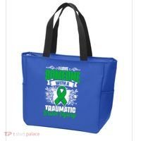 Love Someone With A Traumatic Brain Injury Surgery Tbi Gift Tote Bag thumb 3
