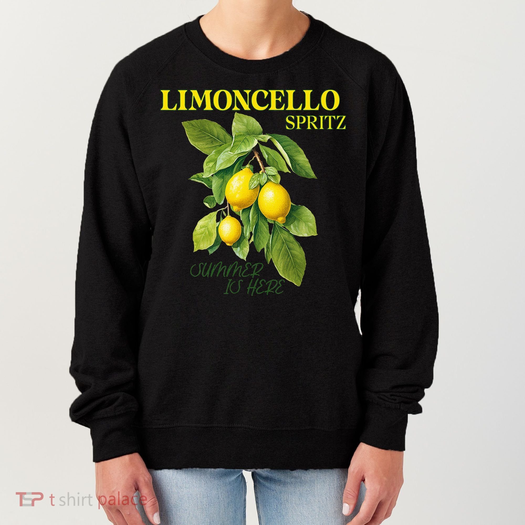 Limoncello Spritz X Lemon Liqueur Lemon Liqueur Lemon Women's Sweatshirt