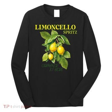 Limoncello Spritz X Lemon Liqueur Lemon Liqueur Lemon Long Sleeve Shirt