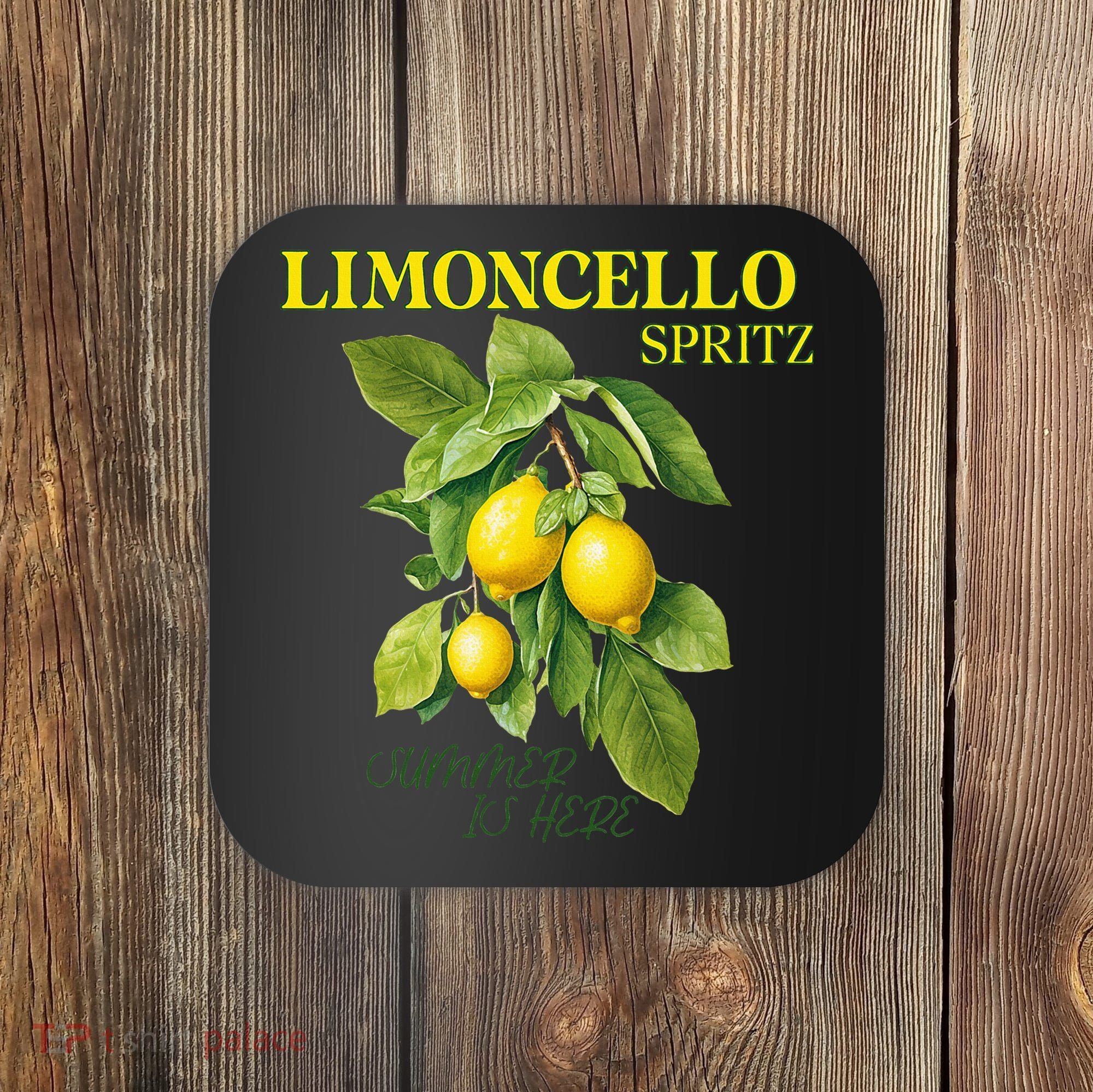 Limoncello Spritz X Lemon Liqueur Lemon Liqueur Lemon Coaster