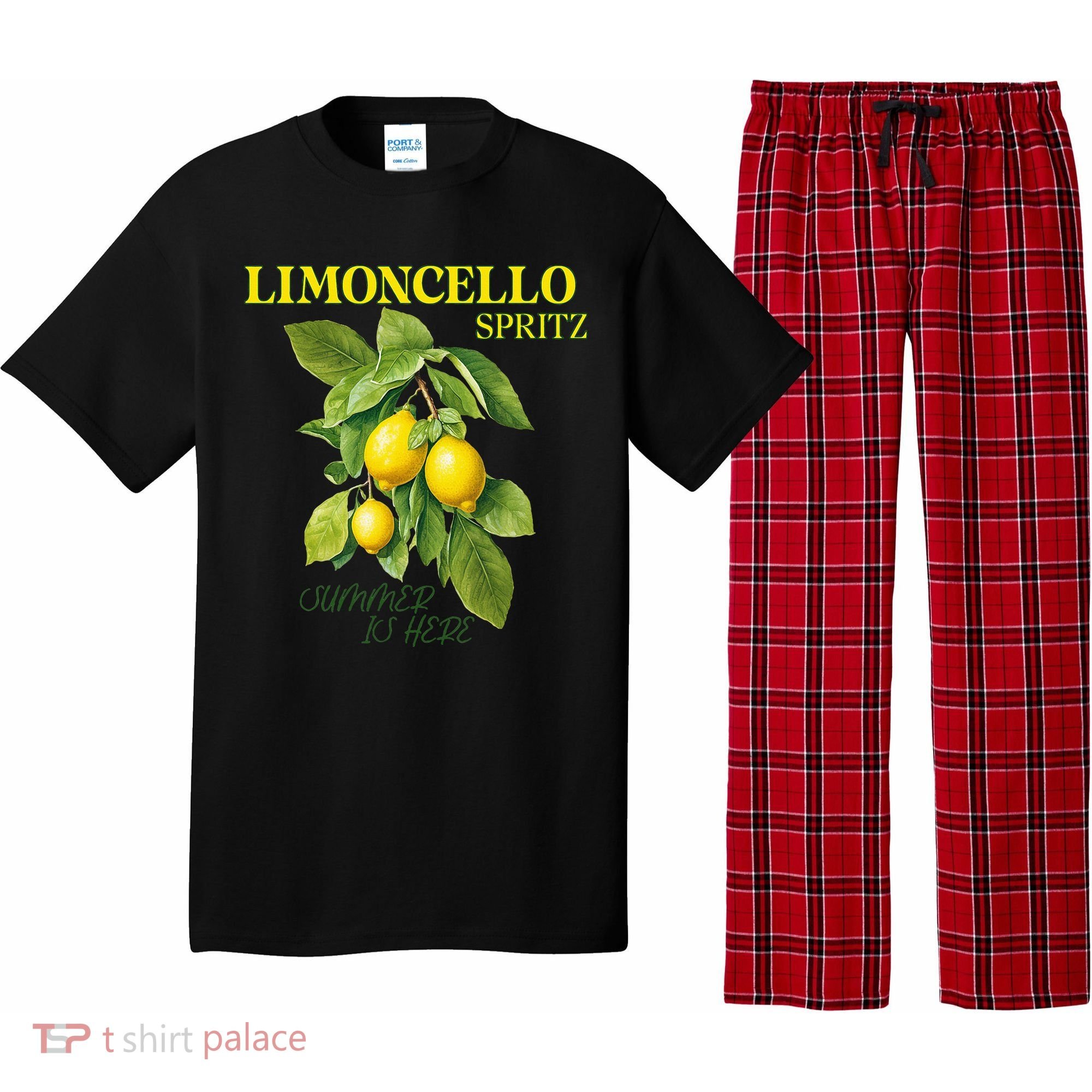 Limoncello Spritz X Lemon Liqueur Lemon Liqueur Lemon Pajama Set
