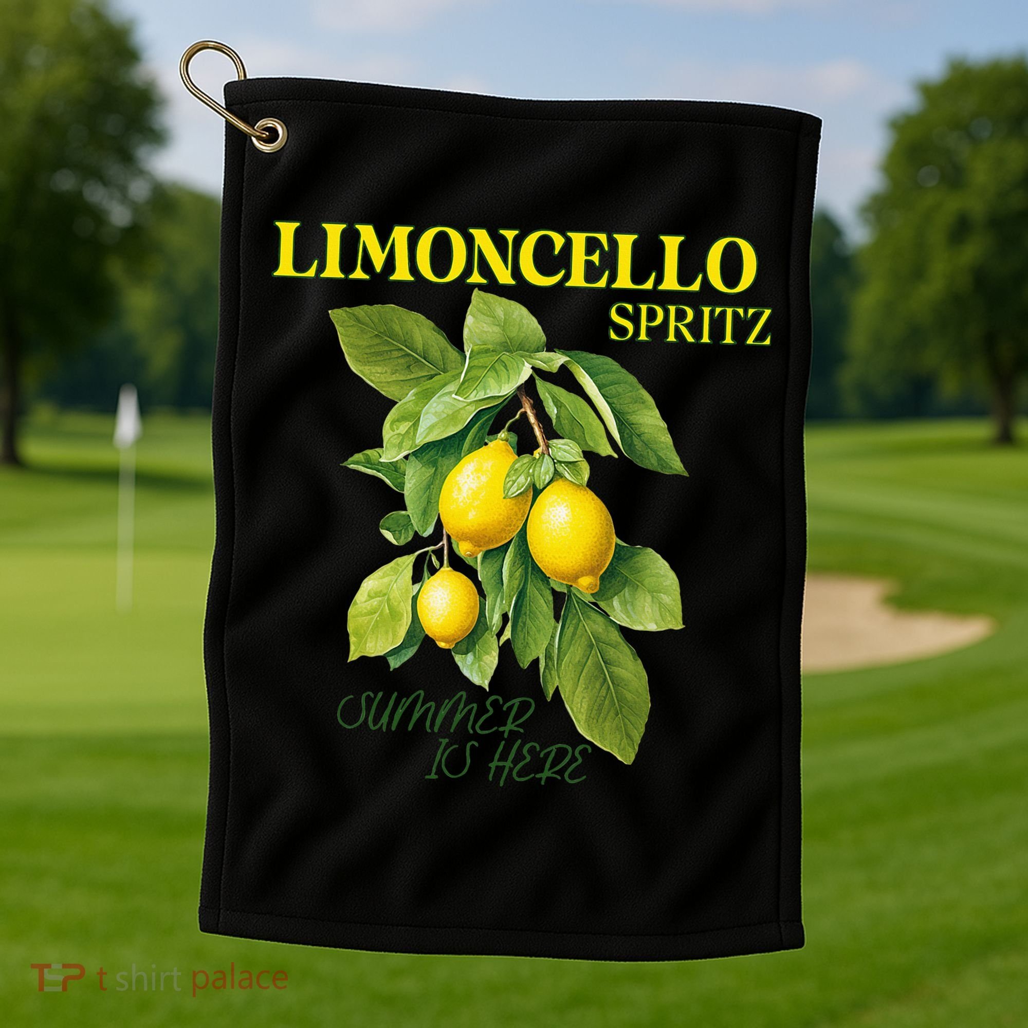 Limoncello Spritz X Lemon Liqueur Lemon Liqueur Lemon Golf Towel