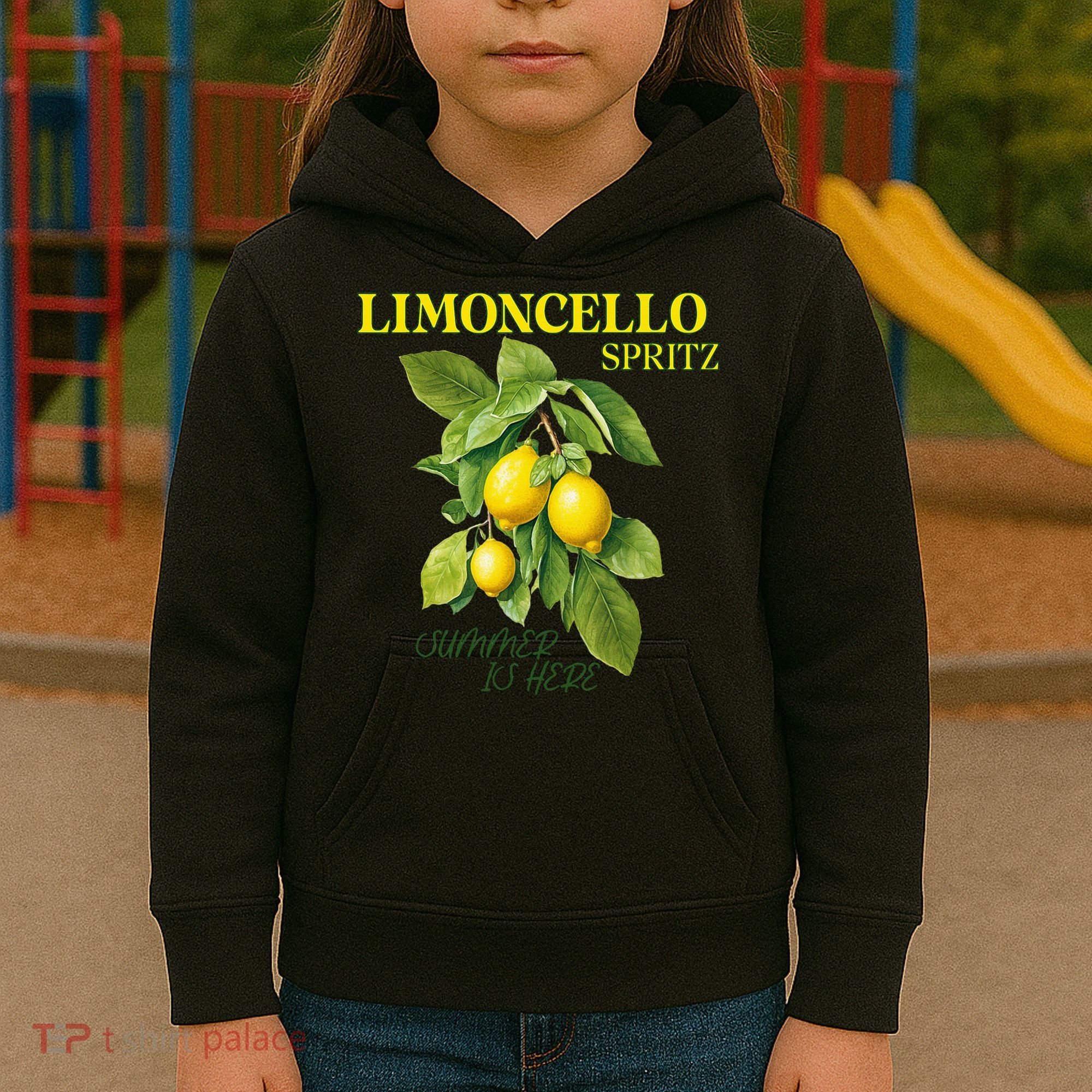 Limoncello Spritz X Lemon Liqueur Lemon Liqueur Lemon Kids Hoodie