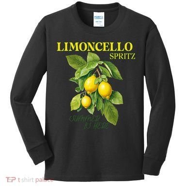 Limoncello Spritz X Lemon Liqueur Lemon Liqueur Lemon Kids Long Sleeve Shirt