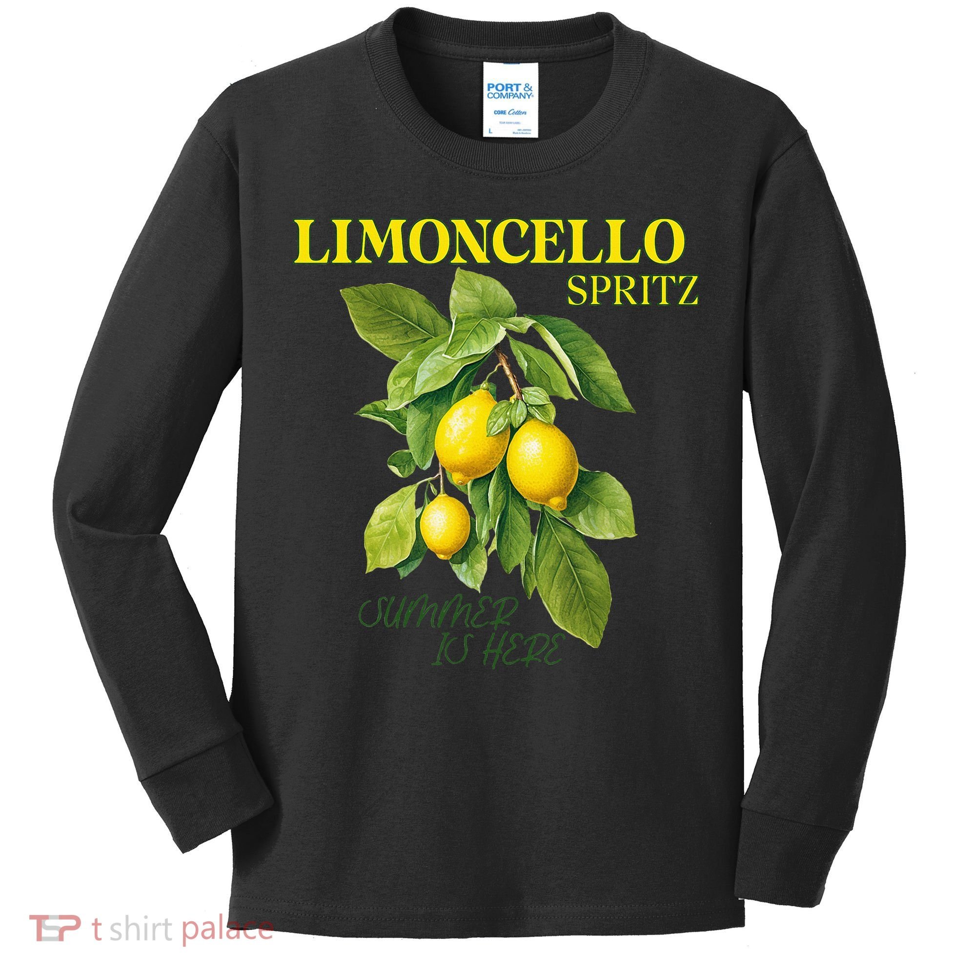 Limoncello Spritz X Lemon Liqueur Lemon Liqueur Lemon Kids Long Sleeve Shirt
