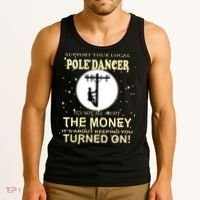 Lineman Support Your Local Pole Dancer Tank Top thumb 3