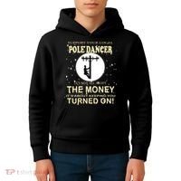 Lineman Support Your Local Pole Dancer Kids Hoodie thumb 4