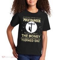 Lineman Support Your Local Pole Dancer Kids T-Shirt thumb 2