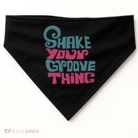 Lyriclyfe Shake Your Groove Thing USA-Made Doggie Bandana thumb 0