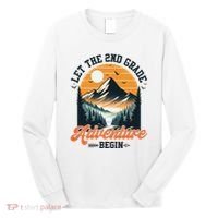 Let The 2nd Grade Adventure Begin Back To School Teacher Long Sleeve Shirt thumb 0
