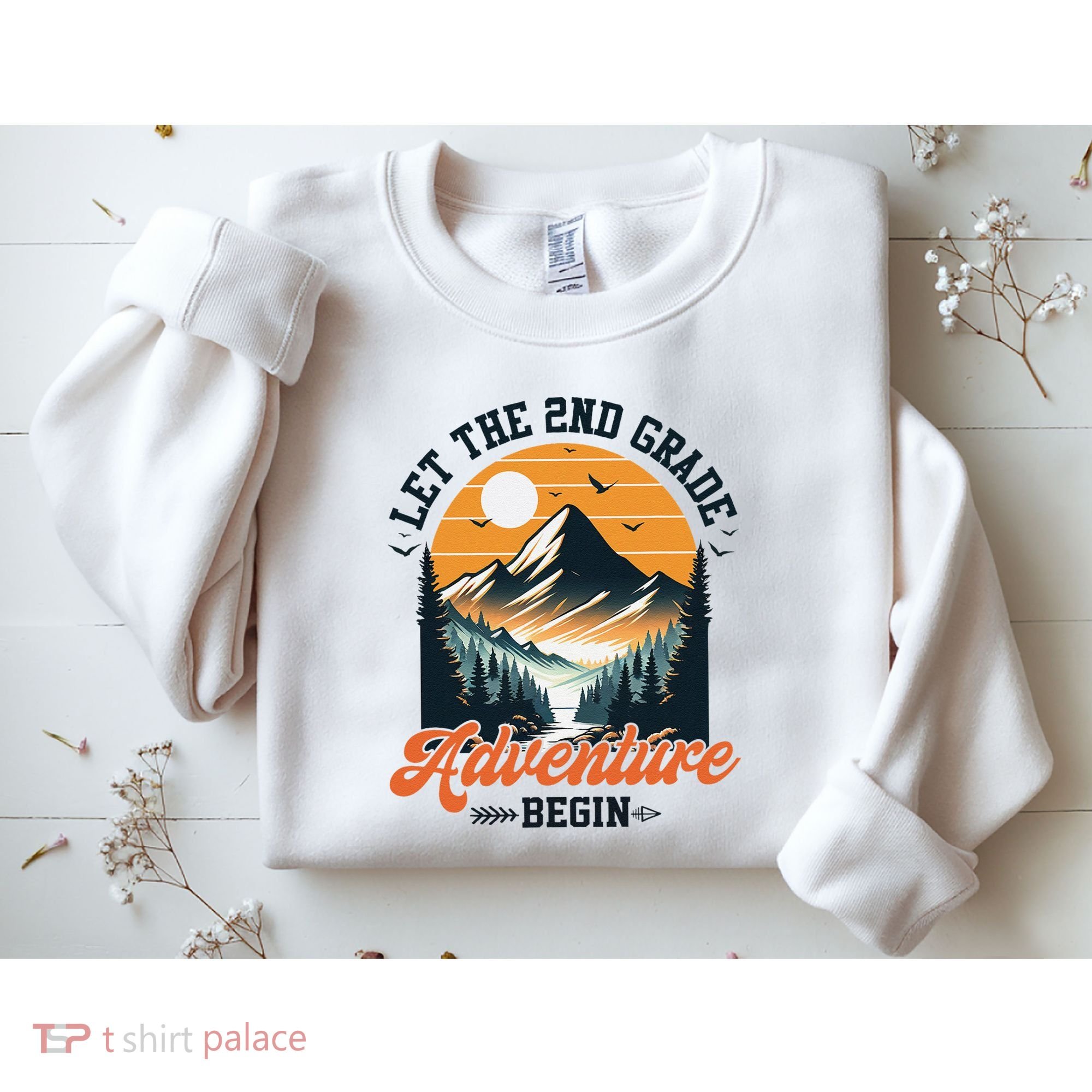 Let The 2nd Grade Adventure Begin Back To School Teacher Sweatshirt