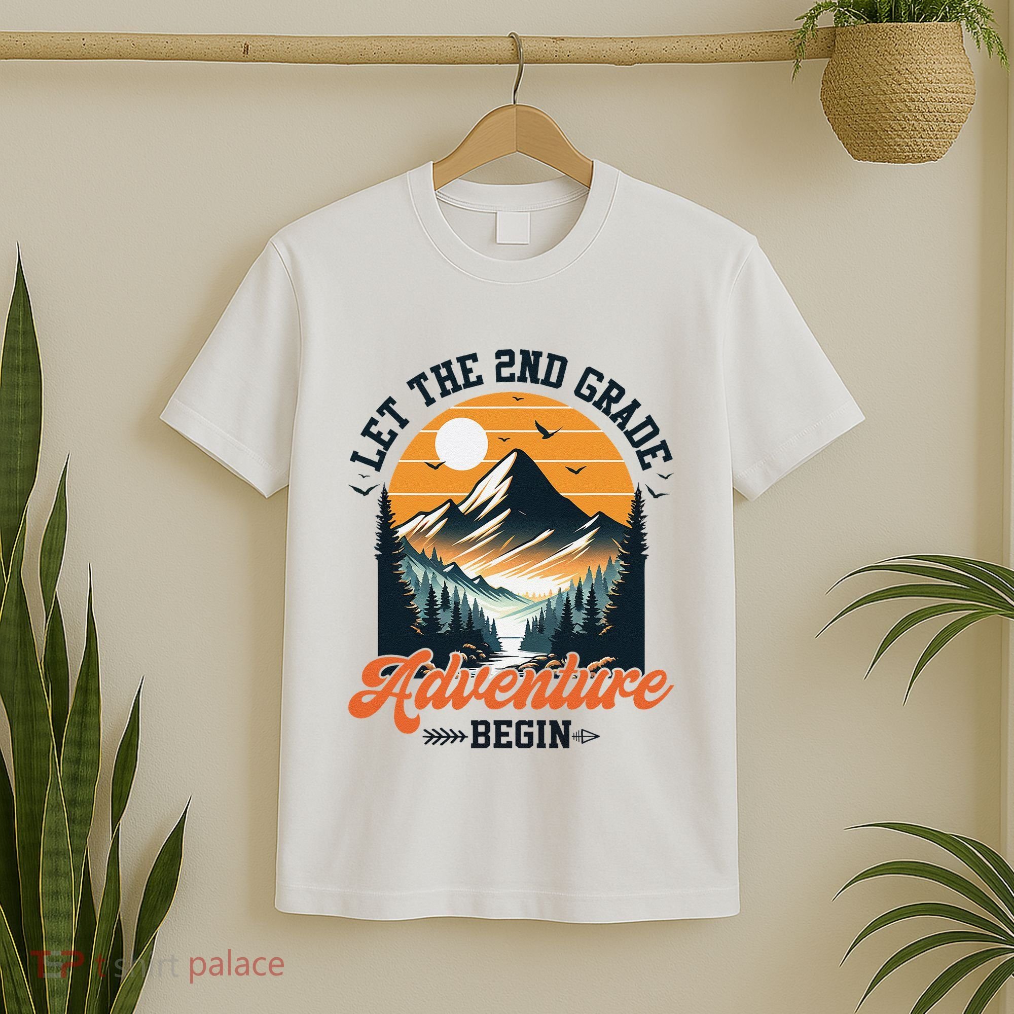 Let The 2nd Grade Adventure Begin Back To School Teacher T-Shirt
