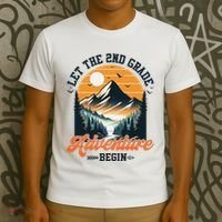 Let The 2nd Grade Adventure Begin Back To School Teacher T-Shirt thumb 3