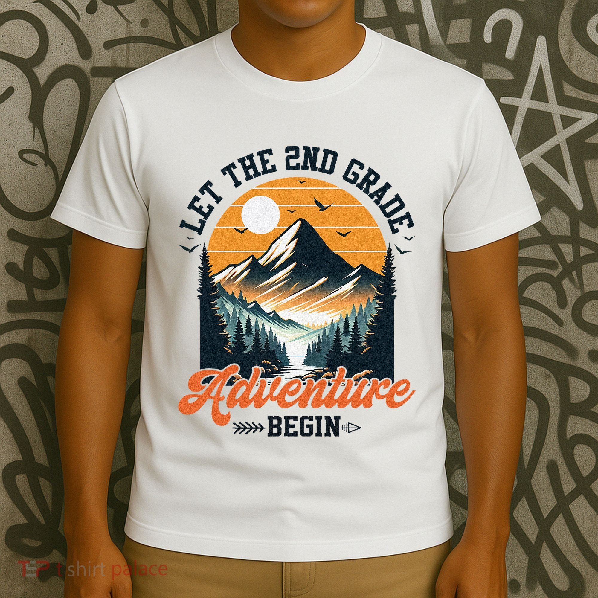 Let The 2nd Grade Adventure Begin Back To School Teacher T-Shirt