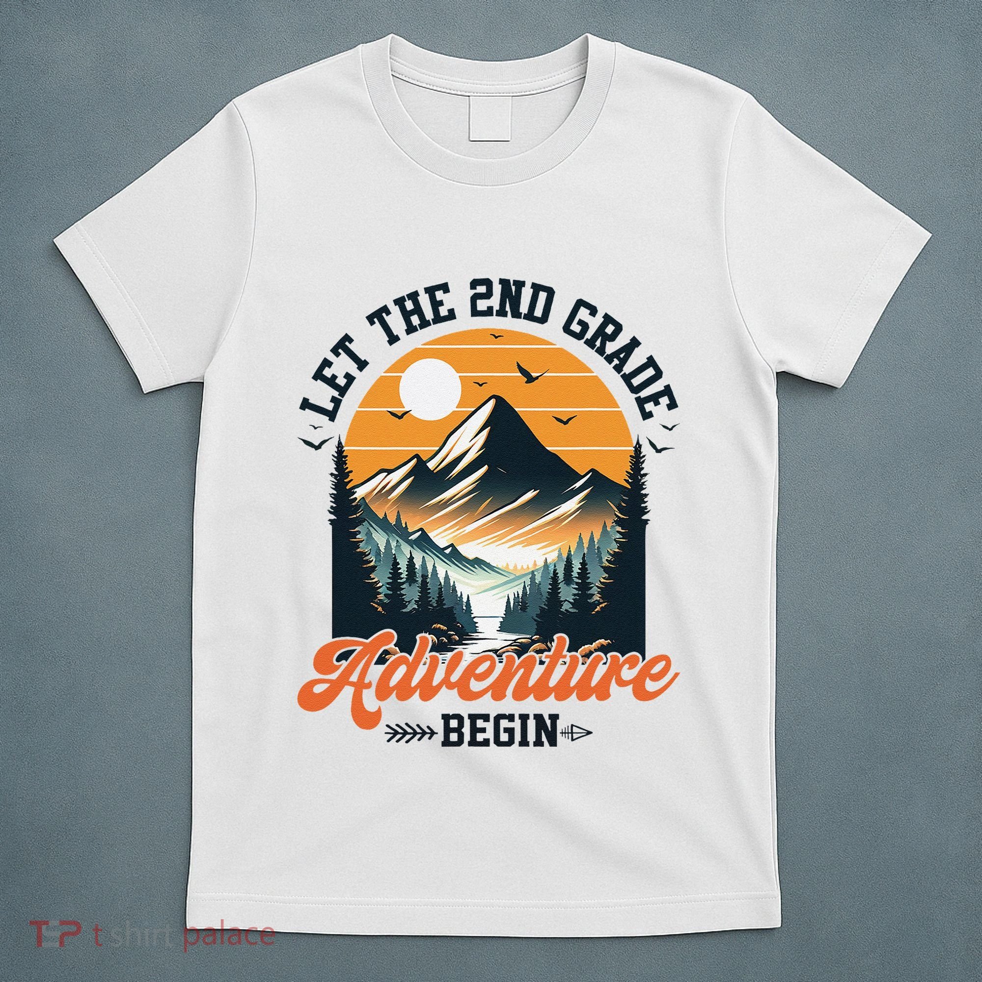 Let The 2nd Grade Adventure Begin Back To School Teacher T-Shirt
